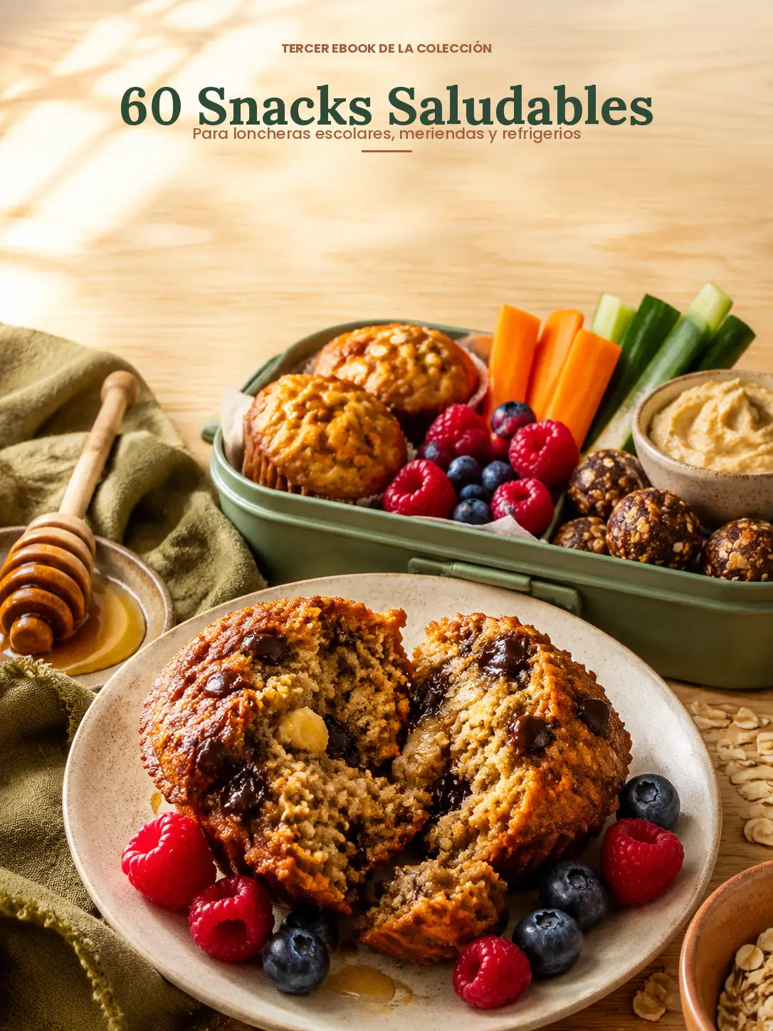 Portada del ebook 60 Snacks Saludables